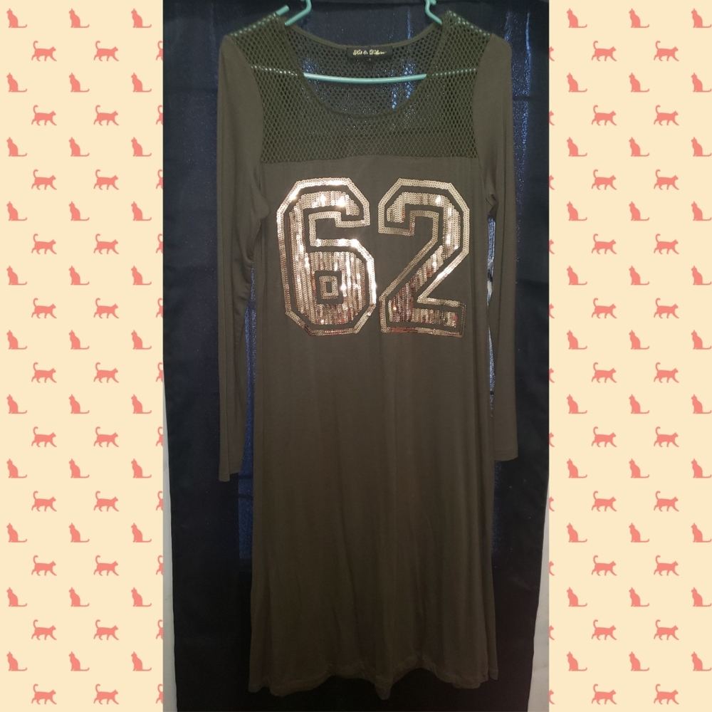 Long sleeve casual dress
